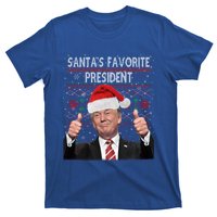 Maga SantaS Favorite President Funny Trump Xmas Pajamas Great Gift T-Shirt