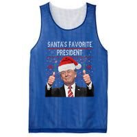 Maga SantaS Favorite President Funny Trump Xmas Pajamas Great Gift Mesh Reversible Basketball Jersey Tank