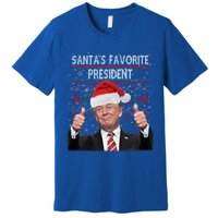 Maga SantaS Favorite President Funny Trump Xmas Pajamas Great Gift Premium T-Shirt