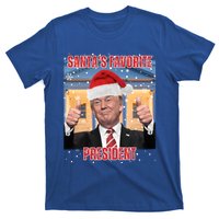 Maga SantaS Favorite President Funny Trump Xmas Pajamas Gift T-Shirt