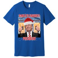 Maga SantaS Favorite President Funny Trump Xmas Pajamas Gift Premium T-Shirt