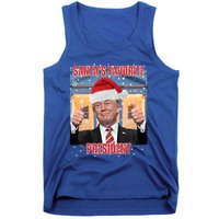 Maga SantaS Favorite President Funny Trump Xmas Pajamas Gift Tank Top