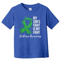 My Son’S Fight Is My Fight Scoliosis Awareness Meaningful Gift Toddler T-Shirt