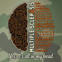 Multiple Sclerosis Facts Ms Awareness Support Graphic Legacy Tie Dye Trucker Hat
