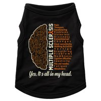 Multiple Sclerosis Facts Ms Awareness Support Graphic Doggie Tank