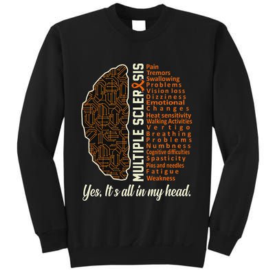 Multiple Sclerosis Facts Ms Awareness Support Graphic Sweatshirt