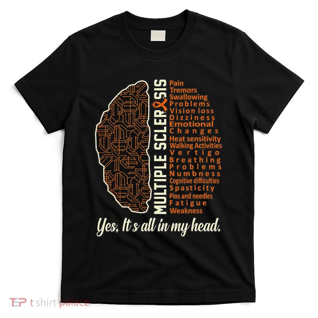Multiple Sclerosis Facts Ms Awareness Support Graphic T-Shirt