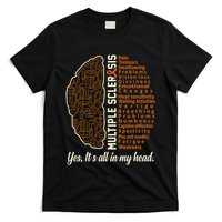 Multiple Sclerosis Facts Ms Awareness Support Graphic T-Shirt