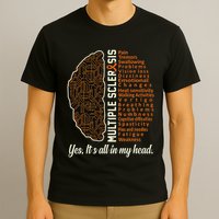 Multiple Sclerosis Facts Ms Awareness Support Graphic T-Shirt