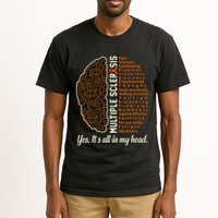 Multiple Sclerosis Facts Ms Awareness Support Graphic Tall T-Shirt