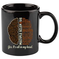 Multiple Sclerosis Facts Ms Awareness Support Graphic 11oz C Handle Ceramic Mug