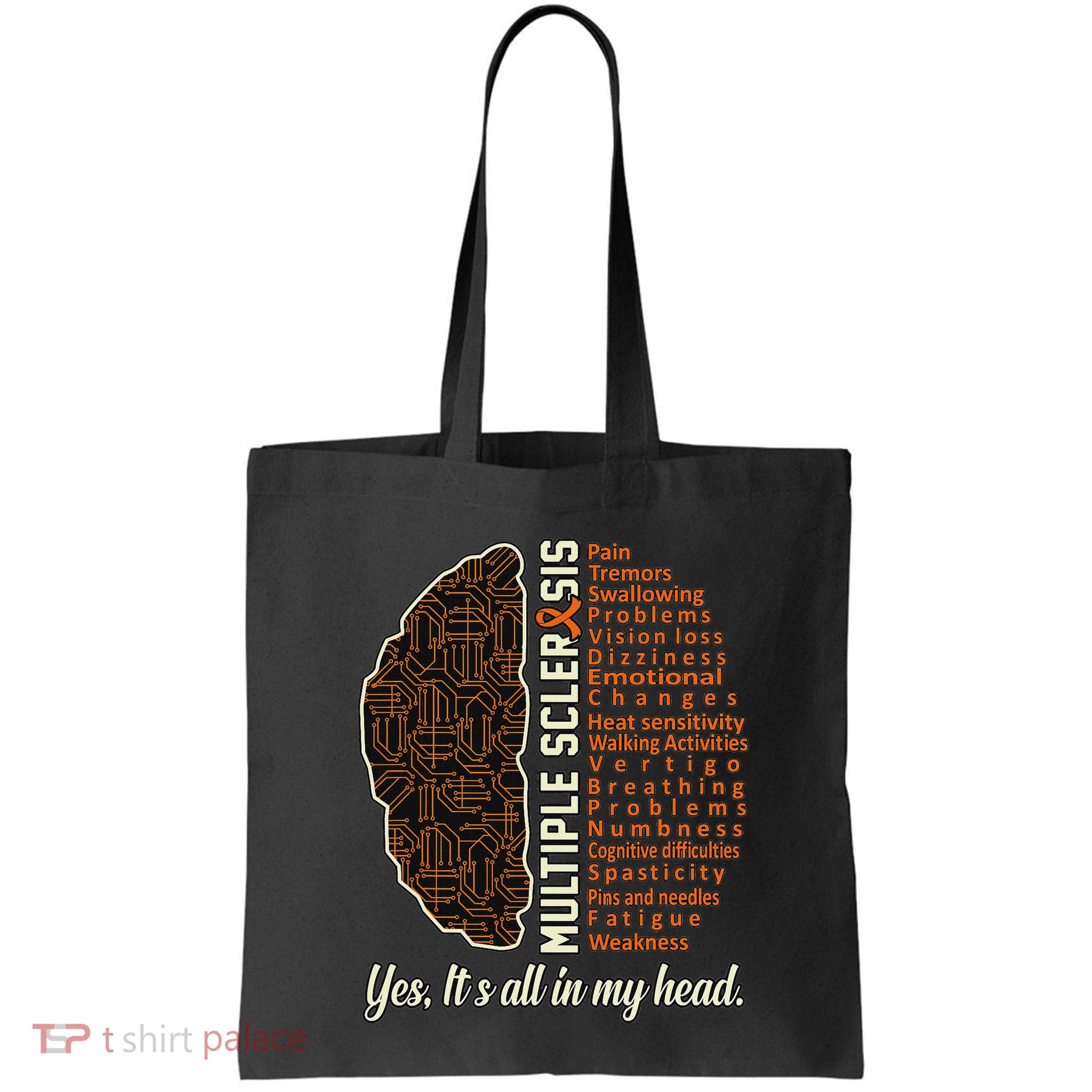 Multiple Sclerosis Facts Ms Awareness Support Graphic Bag