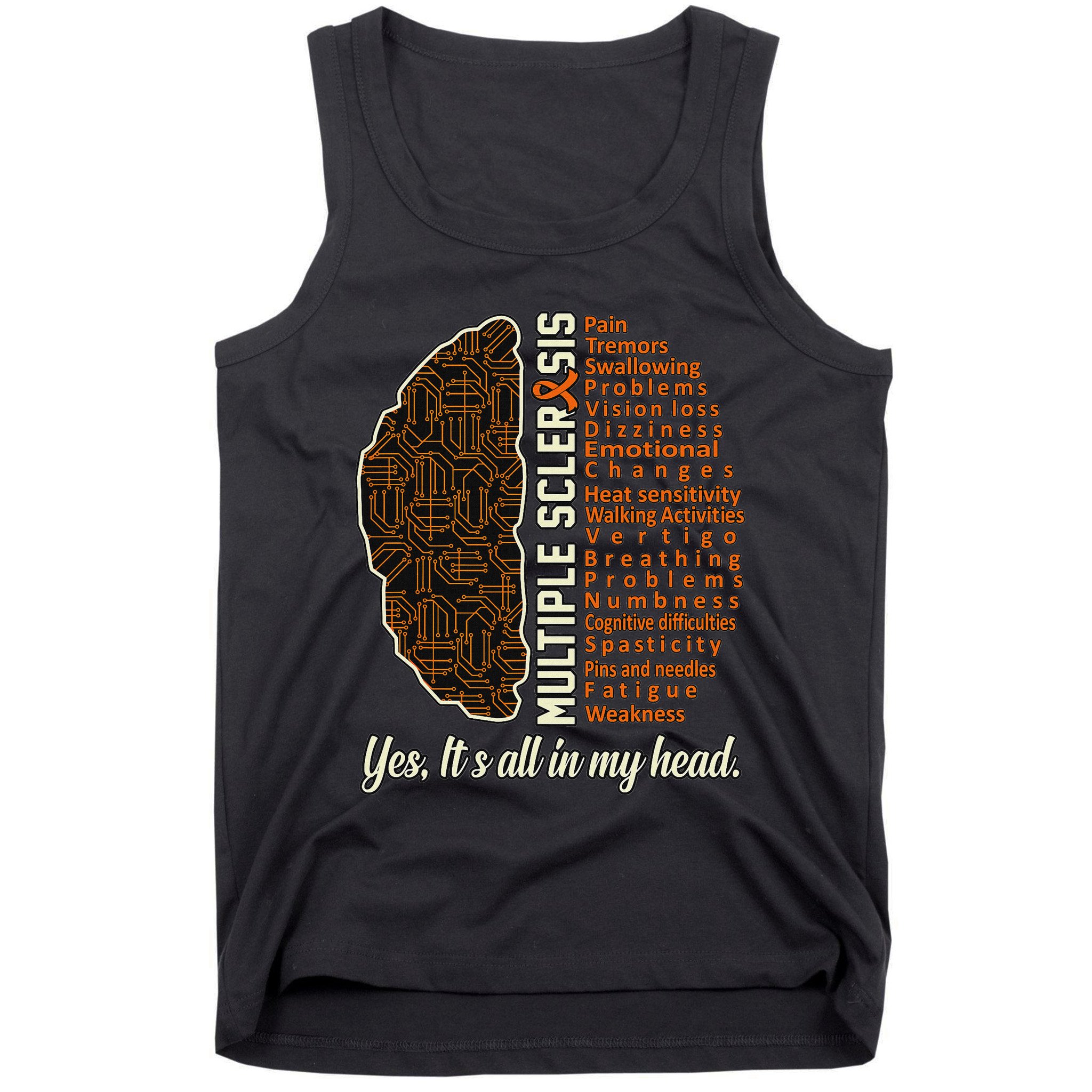 Multiple Sclerosis Facts Ms Awareness Support Graphic Tank Top