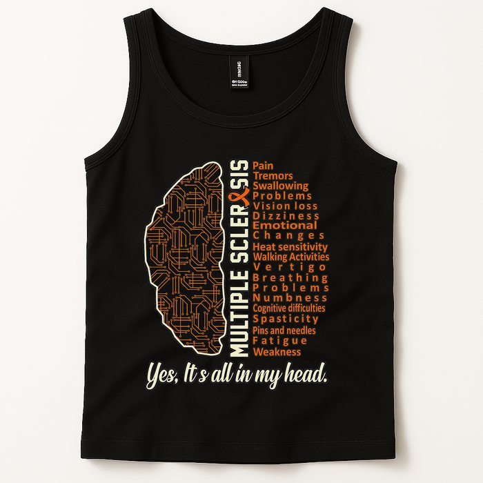 Multiple Sclerosis Facts Ms Awareness Support Graphic Tank Top