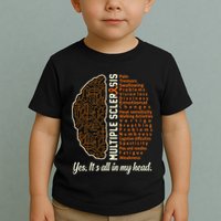 Multiple Sclerosis Facts Ms Awareness Support Graphic Toddler T-Shirt