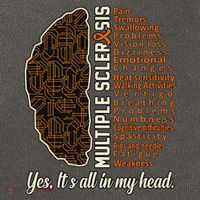Multiple Sclerosis Facts Ms Awareness Support Graphic Cotton Canvas Backpack