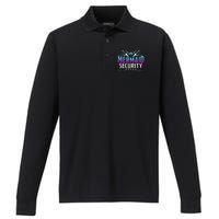 Mermaid Security Family Birthday Halloween Costume Performance Long Sleeve Polo