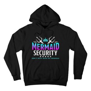 Mermaid Security Family Birthday Halloween Costume Hoodie