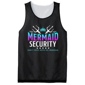 Mermaid Security Family Birthday Halloween Costume Mesh Reversible Basketball Jersey Tank