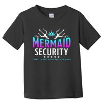 Mermaid Security Family Birthday Halloween Costume Toddler T-Shirt