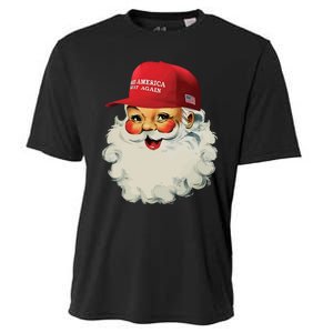 Maga Santa Funny Trump Christmas Cooling Performance Crew T-Shirt