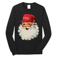 Maga Santa Funny Trump Christmas Long Sleeve Shirt