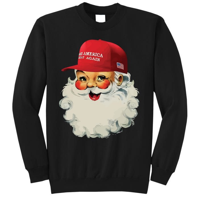 Maga Santa Funny Trump Christmas Sweatshirt