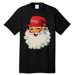 Maga Santa Funny Trump Christmas Tall T-Shirt