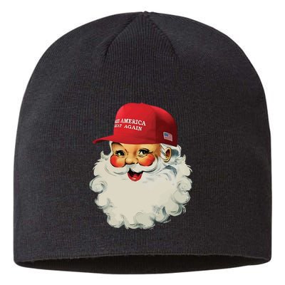 Maga Santa Funny Trump Christmas Sustainable Beanie