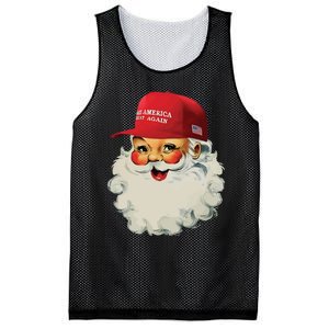 Maga Santa Funny Trump Christmas Mesh Reversible Basketball Jersey Tank