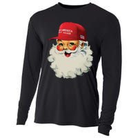 Maga Santa Funny Trump Christmas Cooling Performance Long Sleeve Crew