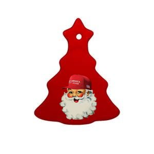 Maga Santa Funny Trump Christmas Ceramic Tree Ornament