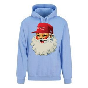 Maga Santa Funny Trump Christmas Unisex Surf Hoodie