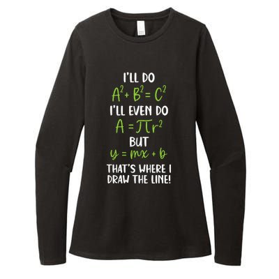 Math Saying Funny Math Joke Mathematician Womens CVC Long Sleeve Shirt