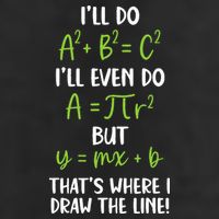Math Saying Funny Math Joke Mathematician 25L Jumbo Tote