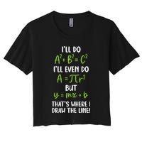 Math Saying Funny Math Joke Mathematician Crop Top