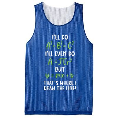 Math Saying Funny Math Joke Mathematician Mesh Reversible Basketball Jersey Tank