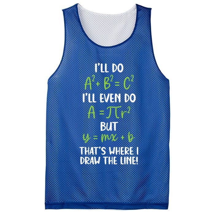 Math Saying Funny Math Joke Mathematician Mesh Reversible Basketball Jersey Tank