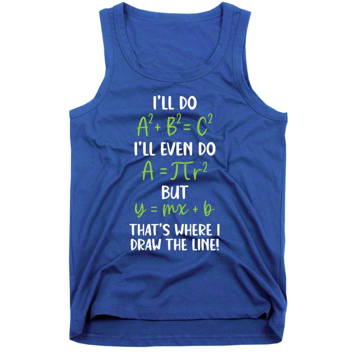 Math Saying Funny Math Joke Mathematician Tank Top