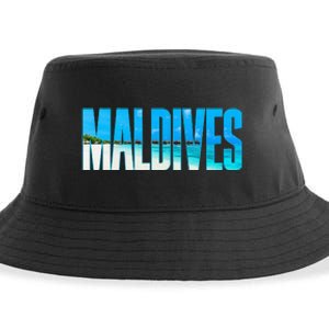 Maldives Souvenir For Couple Or Family Summer Vacay Sustainable Bucket Hat