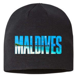 Maldives Souvenir For Couple Or Family Summer Vacay Sustainable Beanie