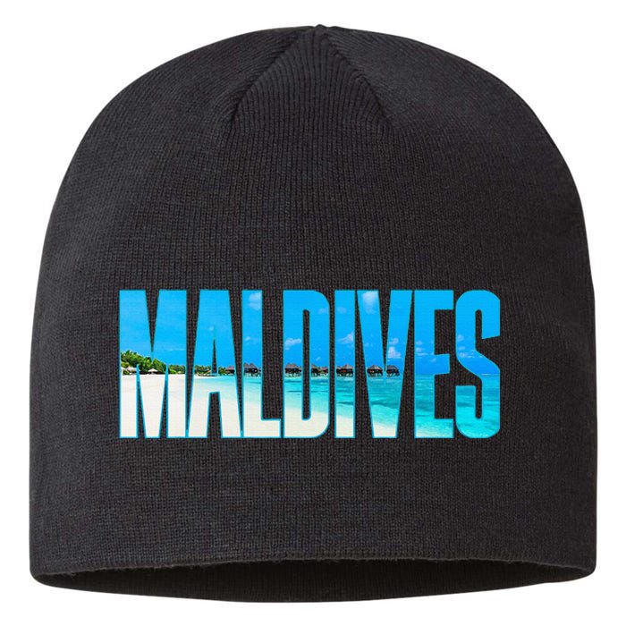 Maldives Souvenir For Couple Or Family Summer Vacay Sustainable Beanie