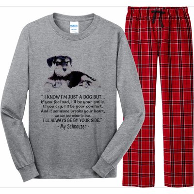 Miniature Schnauzer Funny Gift Long Sleeve Pajama Set