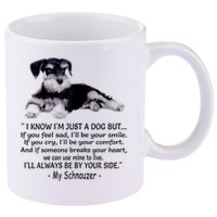Miniature Schnauzer Funny Gift 11oz C Handle Ceramic Mug