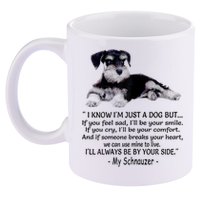 Miniature Schnauzer Funny Gift 11oz C Handle Ceramic Mug