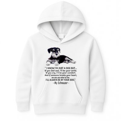 Miniature Schnauzer Funny Gift Kids Hoodie