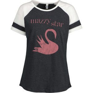 Mazzy Star Flamingo Enza Ladies Jersey Colorblock Tee