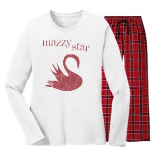 Mazzy Star Flamingo Women's Long Sleeve Flannel Pajama Set 