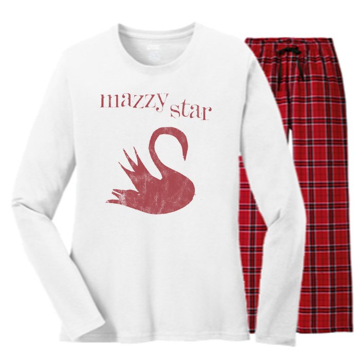 Mazzy Star Flamingo Women's Long Sleeve Flannel Pajama Set 