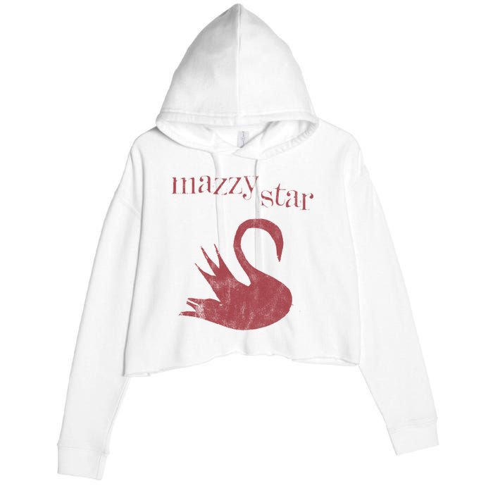 Mazzy Star Flamingo Crop Fleece Hoodie